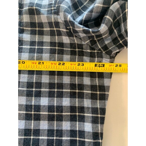 7 Diamonds Shirt Men’s Size XXL Blue Plaid Sugar Storm Button Down Long Sleeve - Picture 5 of 10